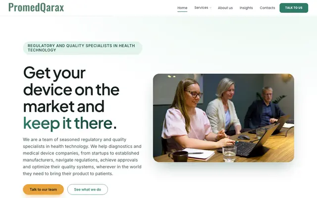 PromedQarax – verkkosivut