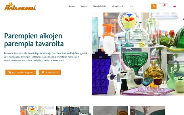 Retronomi – verkkosivut
